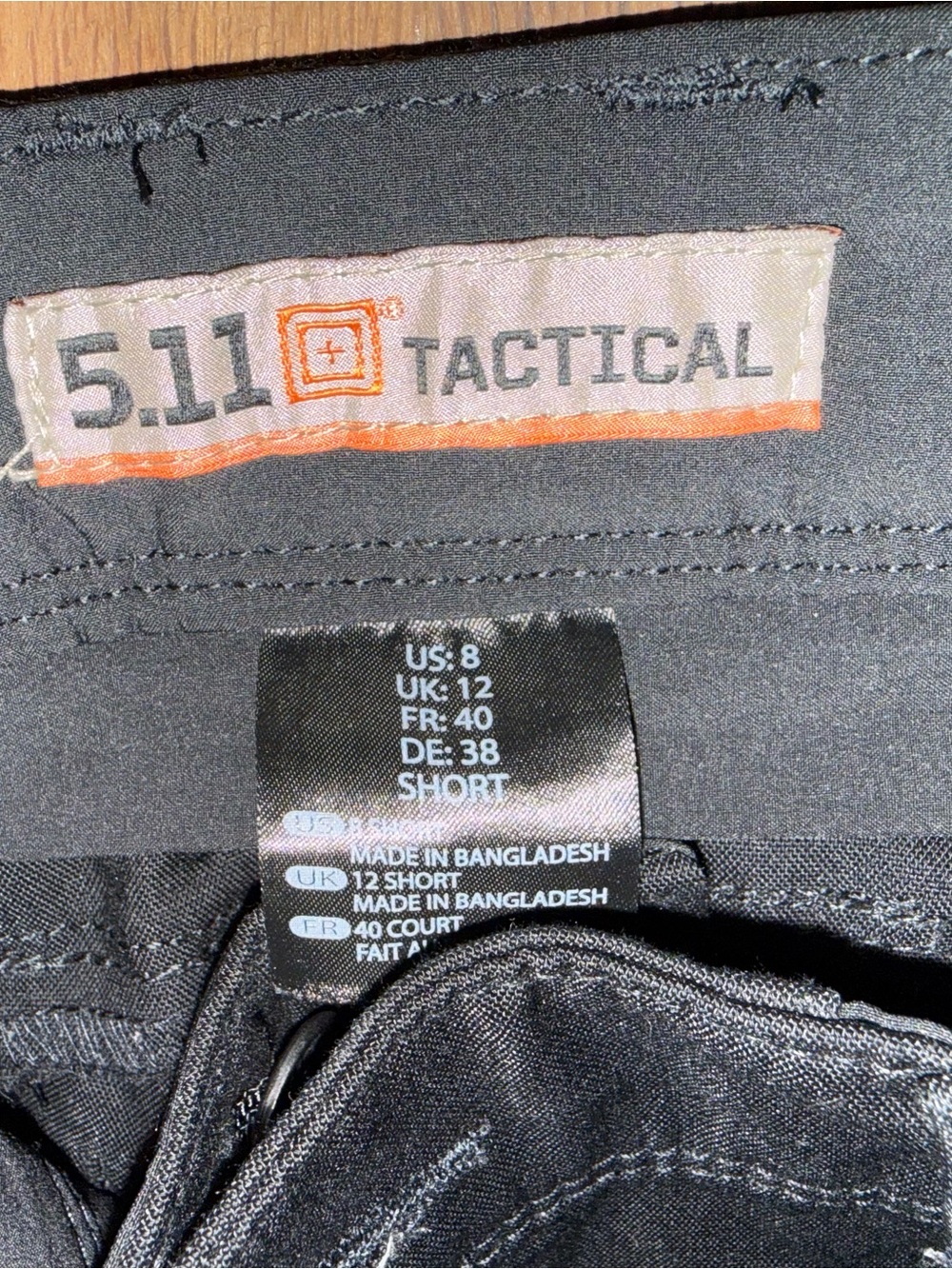 5.11 Tactical Women's Black Pants, size 8